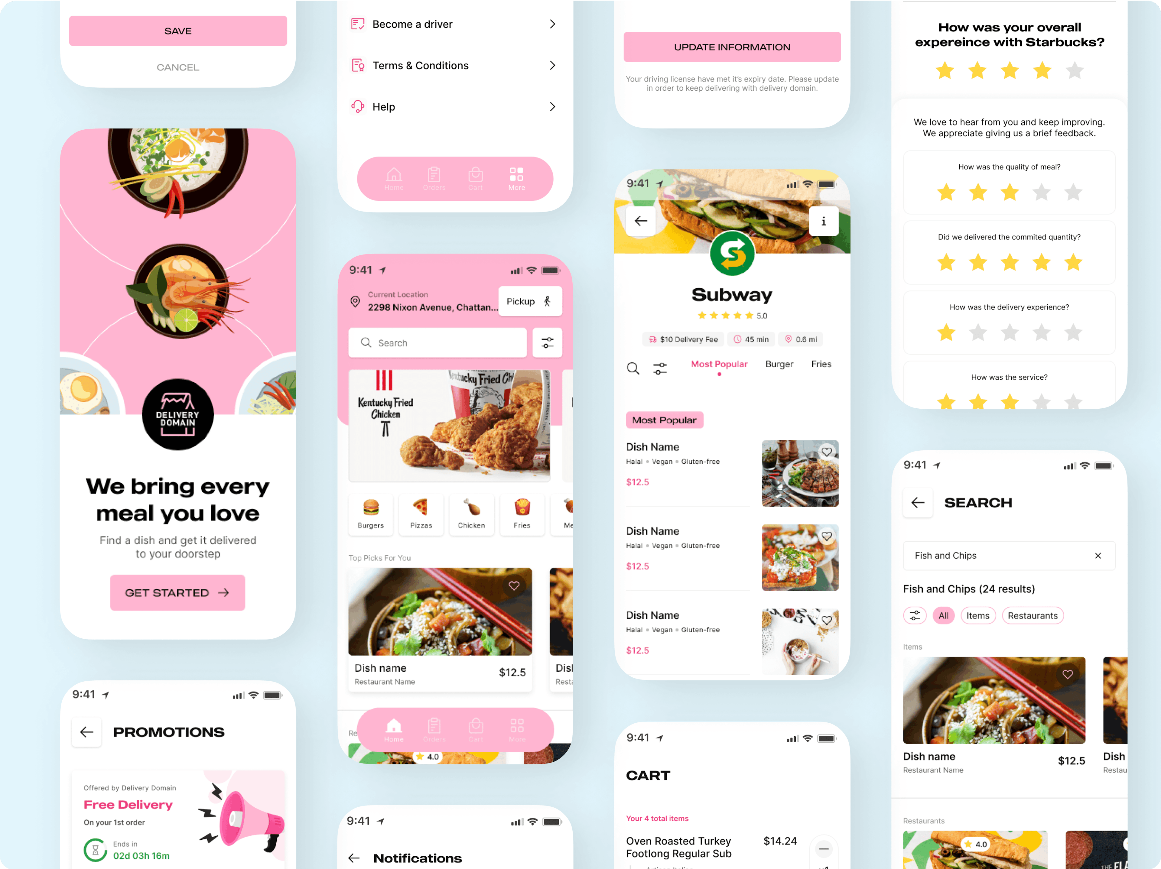 Delivery Domain - Customer App Image
