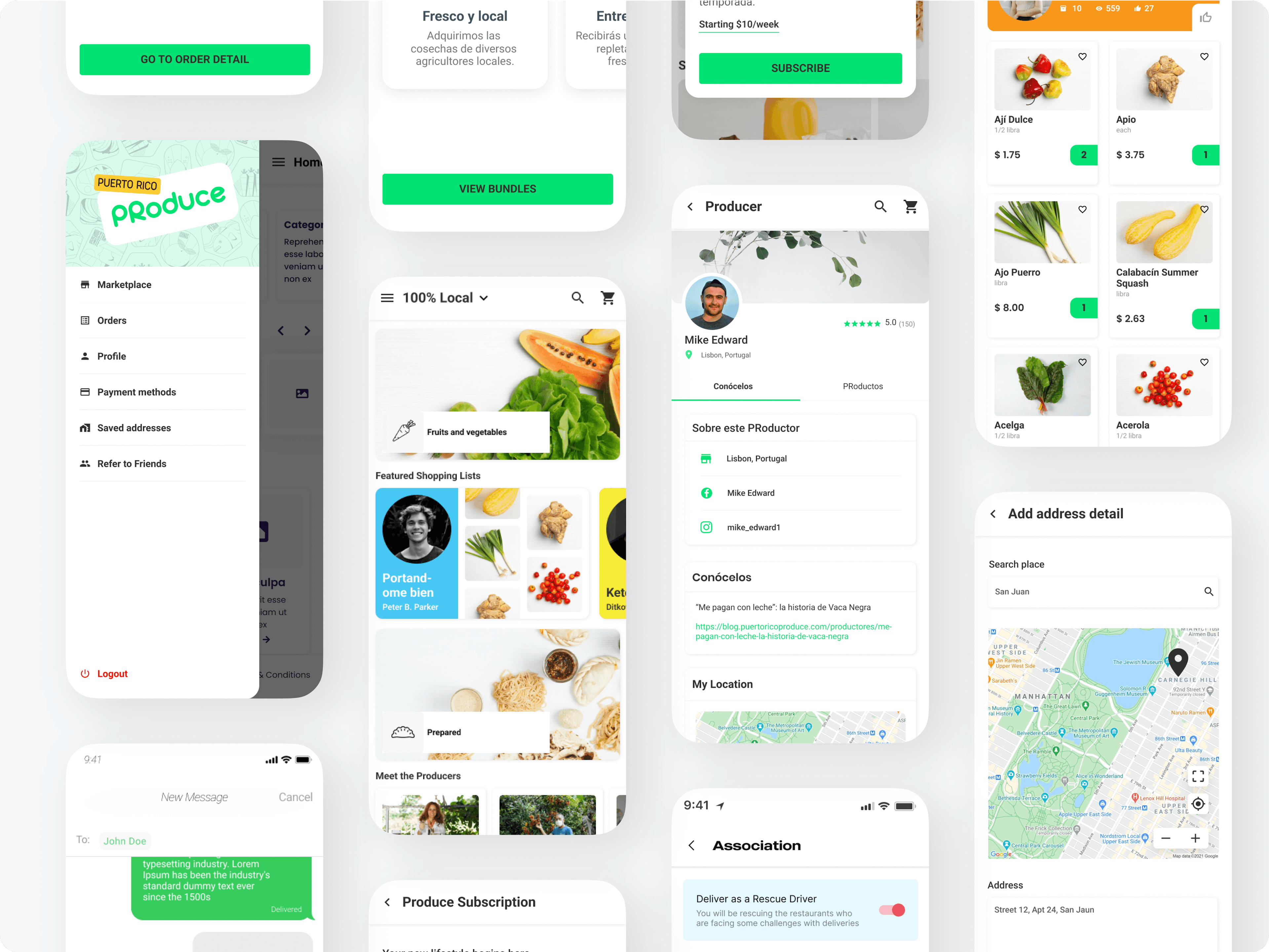 Produce - Mobile App Image